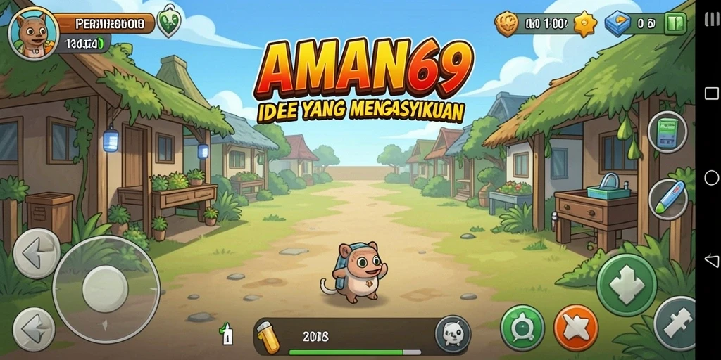 Screenshot gameplay AMAN69 menampilkan momen mengasyikkan dalam game Idle.