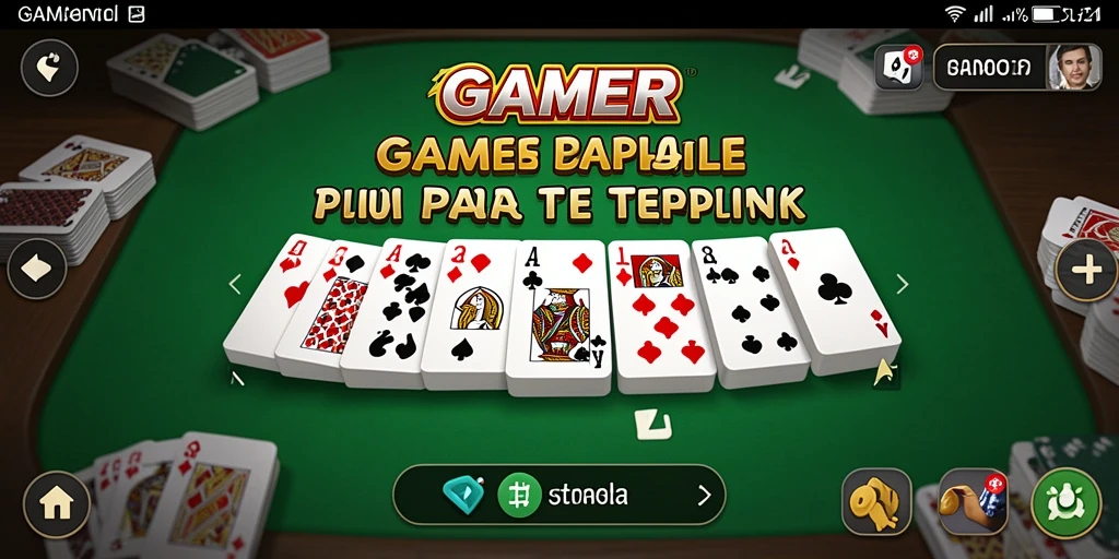 Screenshot gameplay GAMERP menampilkan suasana seru bermain Gaple.
