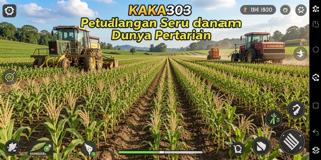 Tampilan gameplay menarik dengan aktivitas bertani yang menyenangkan.