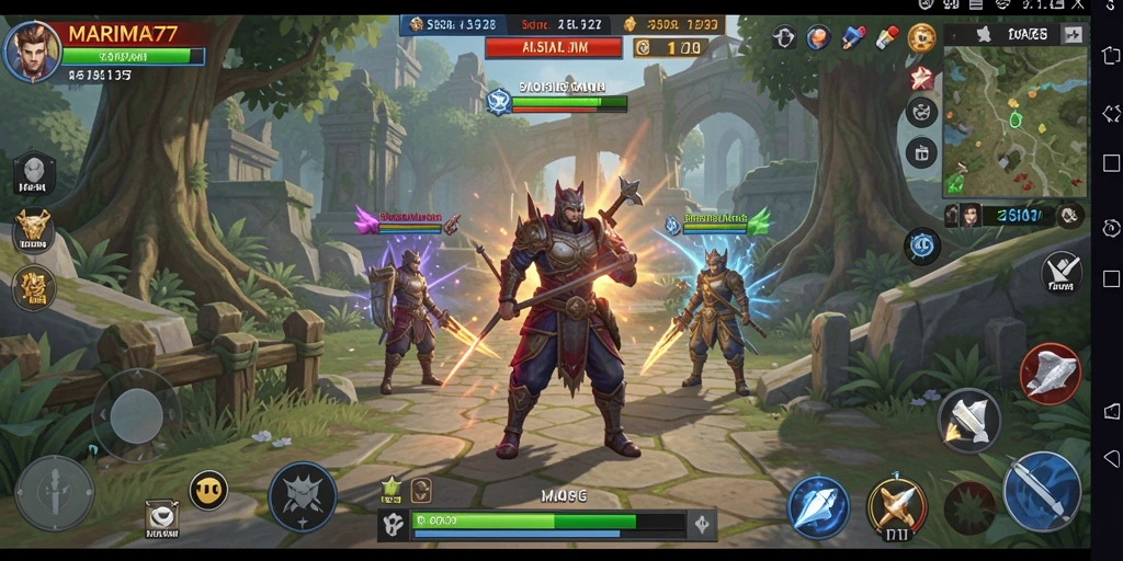 Tampilan gameplay <strong>MARIMA77</strong> yang menegangkan dengan strategi mendalam.