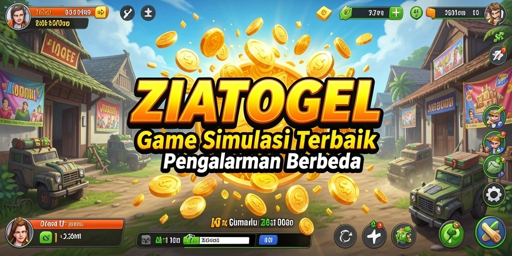 Tampilan gameplay ZIATOGEL yang mendetail dan menawan.