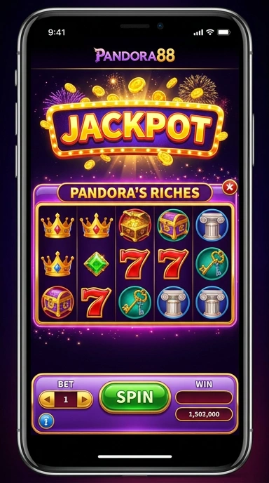 Tampilan antarmuka pandora88 yang mudah dipahami.